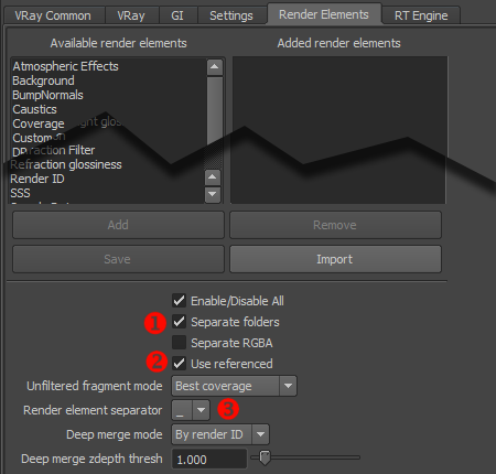 best vray settings for turntable render